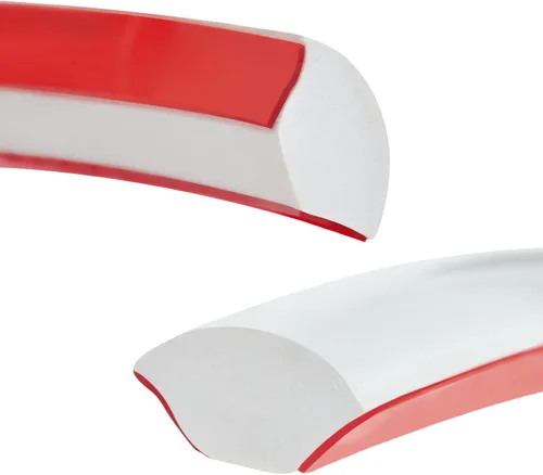 Miniatura 5 de Stockroom Plus Moldura flexible redonda de un cuarto – 0.5 pulgadas de grosor, 0.8 pulgadas de ancho x 16.5 pies de largo, color blanco – Moldeo