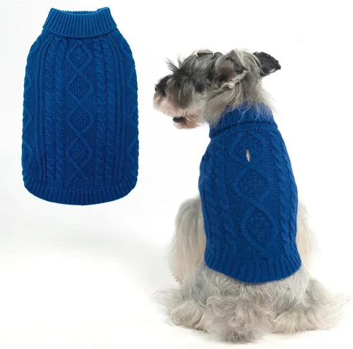 Miniatura 22 de BINGPET Suéter de Punto Térmico para Perros Pequeños, Medianos y Grandes, Abrigo de Invierno para Perros y Gatos, Conjuntos de Sudaderas Cálidas