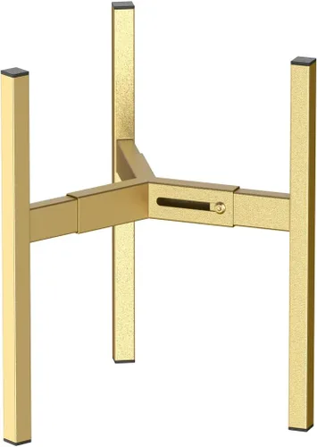 Miniatura 9 de Soporte de metal para plantas, tamaño ajustable para macetas grandes de 10, 12, 13, 14, 15 y 16 pulgadas, soporte de plantas expandible de mediados