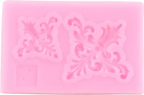 Miniatura 9 de Mujiang Moldes de fondant barrocos para fondant, molde de silicona para decoración de pasteles, decoración de cupcakes, arcilla de polímero