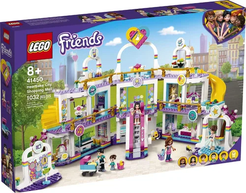 Miniatura 4 de LEGO Friends Heartlake City Shopping Mall 41450 Kit de construcción; incluye minimuñecas Friends para despertar un juego imaginativo; los elementos