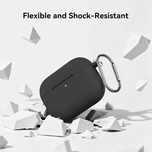 Miniatura 5 de Compatible con funda AirPods Pro 3, bonita funda protectora de silicona para Apple AirPods Pro 3 con kit de limpieza y llavero, accesorios