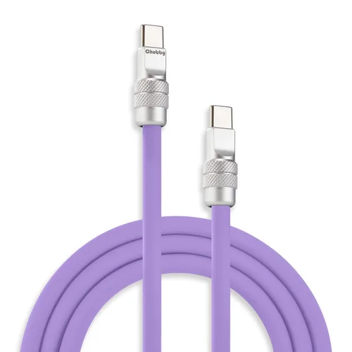 Miniatura 20 de chubbycable Chubby 2.0 USB C 240W Cable de carga rápida de silicona suave y duradero, cable de carga extra grueso compatible con iPhone 17-15 Series