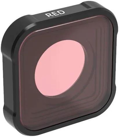 Miniatura 4 de QKOO Filtro submarino para buceo rojo/rosa/magenta para GoPro Hero 13 12 11 10 9 negro