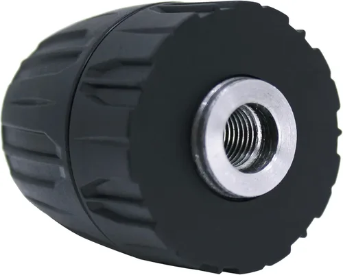 Miniatura 3 de HFS (R) Portabrocas sin llave para taladro de 3/8" con 24 UNF rosca montaje eje 0.031-0.394 in capacidad