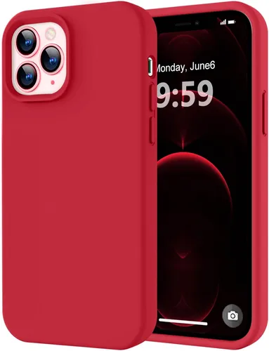 Miniatura 356 de LOVE 3000 Compatible con Funda para iPhone 15, [Cámara de Cobertura Completa de Silicona Suave] [Protección contra Caídas de 8 pies], Forro de Negro