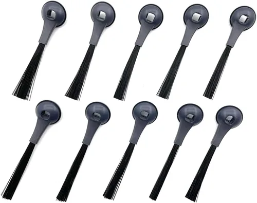 Sionlan Paquete de 10 cepillos laterales de repuesto compatibles con Shark ION Robot IQ R101AE(RV1001AE), IQ R101 (RV1001), RV1000 AV911S AV2501AE