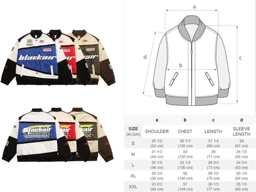 Miniatura 7 de Aelfric Eden Chaqueta Varsity Harajuku para hombre, chaqueta de béisbol con gráficos vintage, unisex, abrigos urbanos