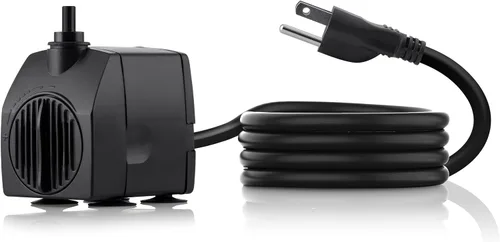 Miniatura 11 de Bomba de Fuente Sumergible Alpine Corporation de 120 GPH con Luz Halógena de 5W para Fuentes Exteriores, Bebederos de Aves, Estanques