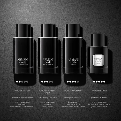 Miniatura 7 de Armani Beauty - Code - Eau de Parfum - Colonia para hombre - Fragancia Fougère Ambarizada y Especiada para hombre - Notas de Mandarina Verde, Nuez