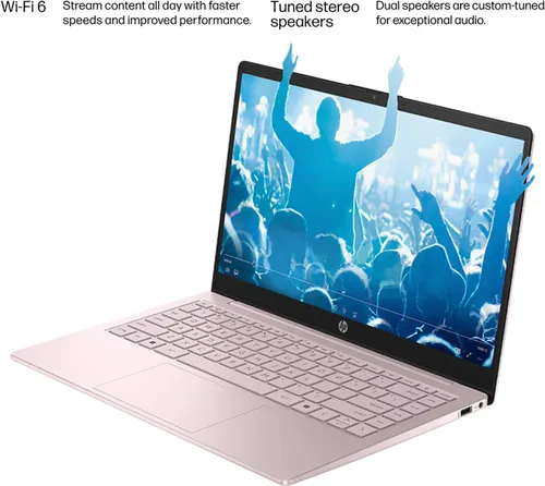 Miniatura 6 de HP Laptop Computer with 1-Year Office 365 for Student Daily Study & Home use, Intel N150, 8GB RAM, 256GB SSD+128GB UFS Storage, Long Battery Life &