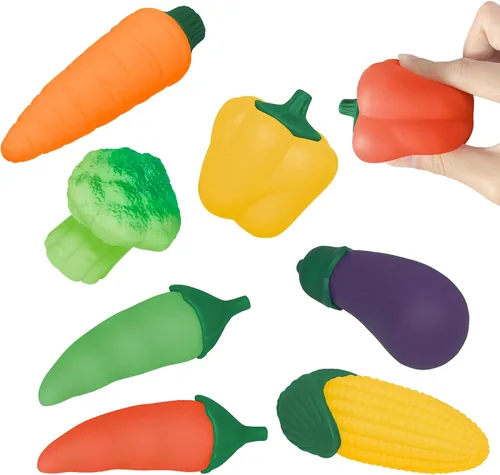 Juego de comida de simulación, comida de juguete para niños pequeños, juego de cocina realista, verduras falsas, accesorios de cocina, juguete suave