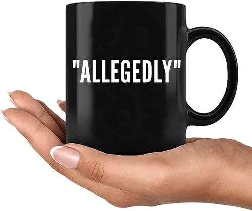 Miniatura 8 de Allegedly Lawyer - Taza divertida de graduación para estudiantes de derecho, profesores, abogados, taza de café de cerámica, novedosa, 11 onzas