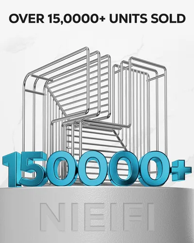 Miniatura 9 de Nieifi Estantes de Esquina para Ducha de Acero Inoxidable, Canasta Organizadora Adhesiva para Ducha con Ganchos, Resistente al Óxido para Estante