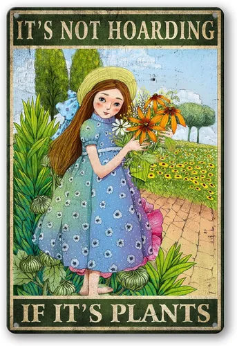 Miniatura 12 de Letreros de metal para gallinero con texto en inglés «I Just Want To Work In My Garden And Hang Out With My Chickens»