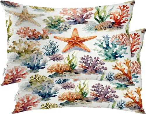 Miniatura 136 de Fundas de almohada con diseño de pinos y pájaros, bayas rojas, hojas de acebo, fondo beige, funda de cojín de mezcla digital, funda de almohada