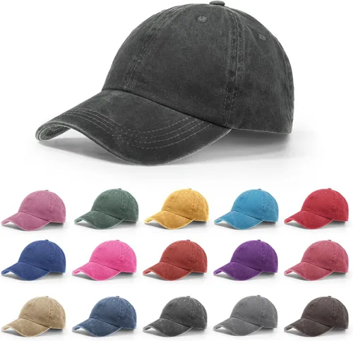 Jecery 15 gorras de béisbol vintage, bandera estadounidense, bandera de Estados Unidos, gorra de béisbol desgastada, ajustable, unisex, gorra