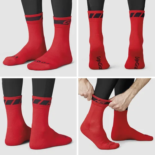 Miniatura 3 de GripGrab Calcetines térmicos de invierno de lana merina, calcetines de ciclismo cálidos acolchados gruesos calcetines de ciclismo para clima frío