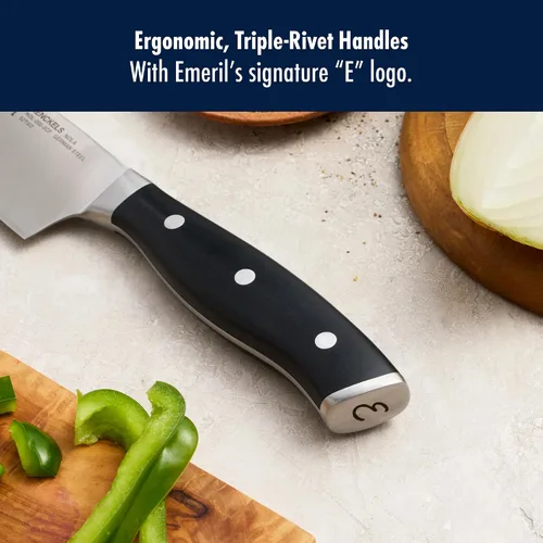 Miniatura 6 de HENCKELS x Emeril Lagasse La Colección Nola Cuchillo de Chef Alemán de 8 Pulgadas, Afílado, Producido en Fábrica Propia Alemana con Acero de Fórmula