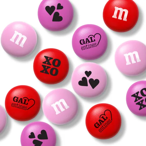 Miniatura 3 de M&M'S WORLD Galentine's Day - Caramelos de chocolate, 2 libras, celebra el amor con tu Galentine, regalo único para amigos, solteros y fiestas, crea