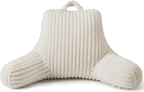 Miniatura 4 de Blissful Diary Almohada de lectura para sentarse en la cama, almohada de espalda de franela para adultos y niños, cojín de respaldo para sentarse