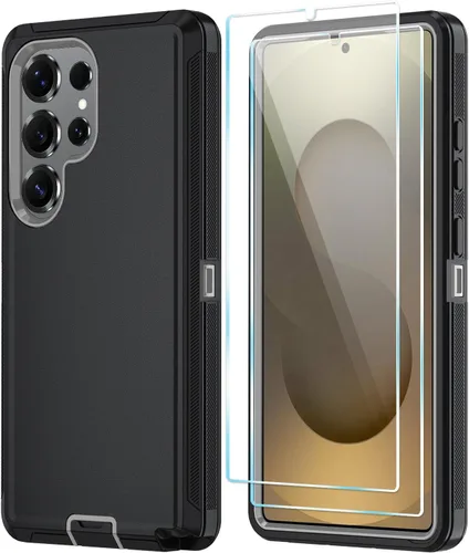 Miniatura 27 de ONOLA Funda compatible con Samsung Galaxy S24 Ultra con protector de pantalla HD, resistente a los golpes y a las caídas, funda de 3 capas