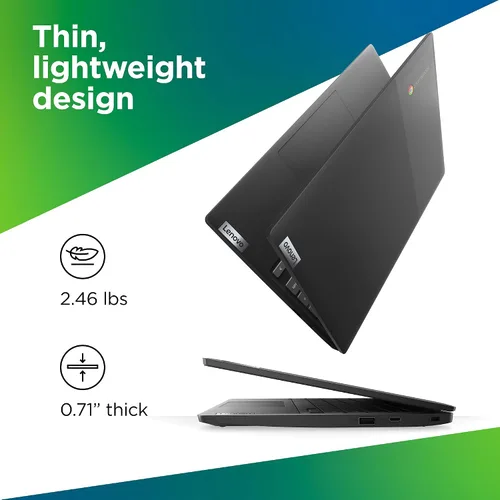 Miniatura 2 de Lenovo IdeaPad 3 11 Chromebook - Laptop de 11.6 pulgadas, pantalla HD de 11.6 pulgadas (1366 x 768), procesador Intel Celeron N4020, 4GB RAM LPDDR4