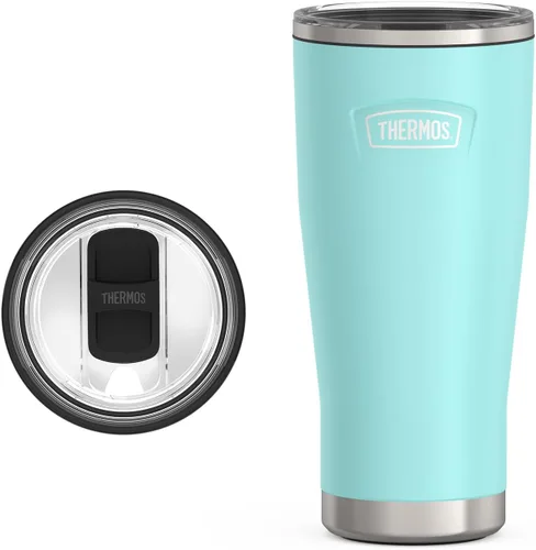 Miniatura 18 de THERMOS ICON SERIES, vaso de acero inoxidable con cierre deslizante, 18 onzas, carmesí