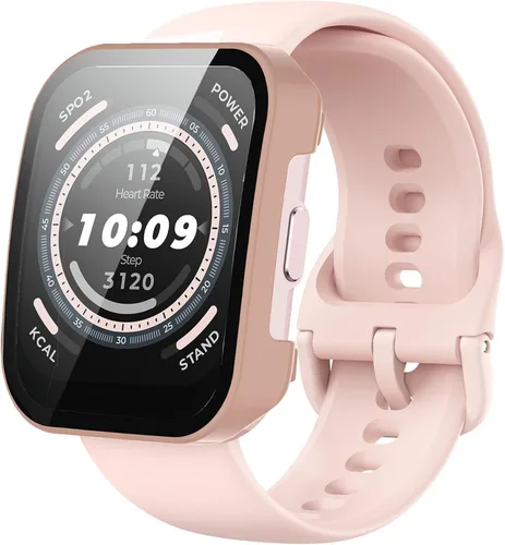 Miniatura 8 de Funda compatible con Amazfit Bip 5, Lamshaw Hard PC Case con protector de pantalla compatible con Amazfit Bip 5 Smart Watch