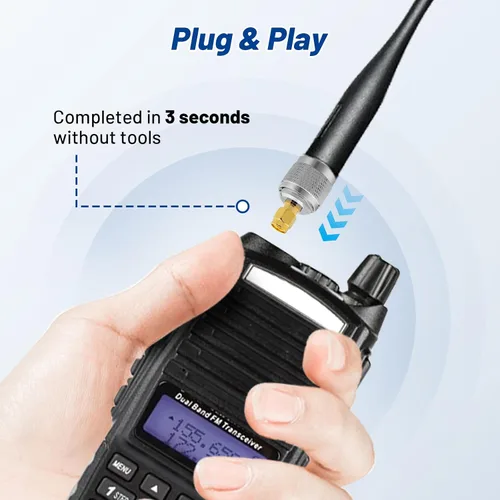 Miniatura 7 de Anina Kit adaptador coaxial RF UHF/BNC/N/F a SMA macho/hembra conectores para radioaficionado, antena, CCTV, WiFi, GPS, equipo de prueba
