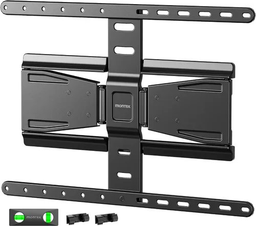Miniatura 10 de monTEK 0.77" Soporte de pared ultradelgado para TV de 37 a 75 pulgadas, soporte de pared para TV de perfil bajo de movimiento completo con brazos
