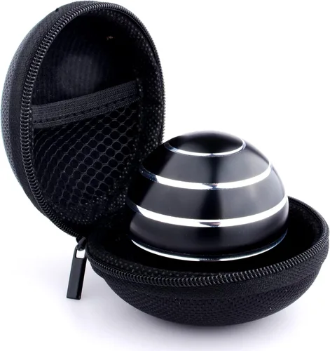 Juguetes de Escritorio Cinéticos, Bola Giratoria de Ilusión Óptica de Cuerpo Completo, Trompo Grande de Giro Más Prolongado, Ideal para Fiestas,