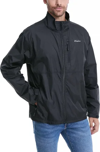 clothin Chaqueta Cortavientos Ligera Empacable para Hombre Resistente al Agua para Senderismo Ciclismo al Aire Libre