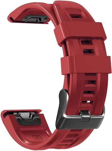 Miniatura 18 de REYDA Correa de silicona compatible con Garmin Fenix 7X/7X Pro/6X/6X Pro/5X/5X Plus/3/3 HR, 1.024 in, ajuste rápido, pulsera de silicona suave
