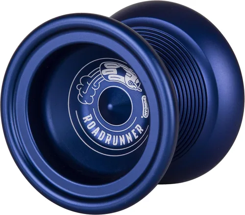 Miniatura 2 de Duncan Toys Roadrunner Yo-Yo, Yoyó de Nivel Experto No Responsivo, Rodamiento Cóncavo y Cuerpo de Aluminio, Azul