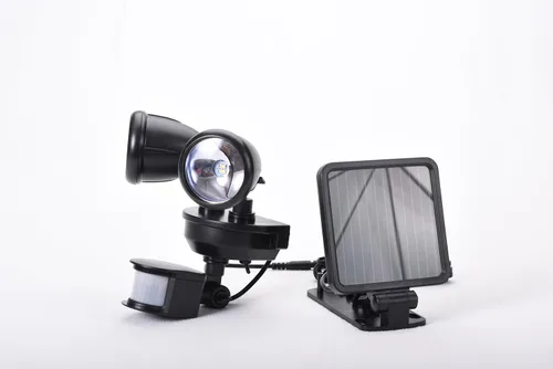 Miniatura 3 de Maxsa 44215 - Luz solar de doble cabeza activada por movimiento en color negro 8.50x8.00x7.50