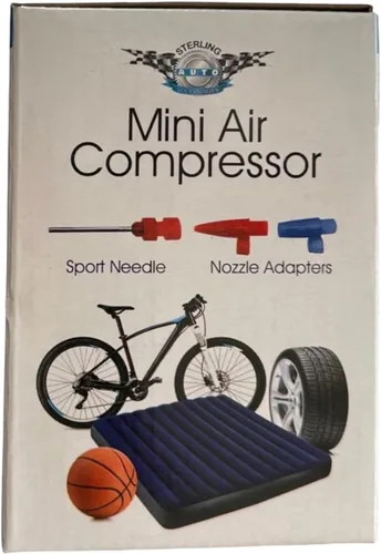 Miniatura 3 de Mini compresor de aire, 300 PSI, 12V, Artículo # GE001, para neumáticos e inflables