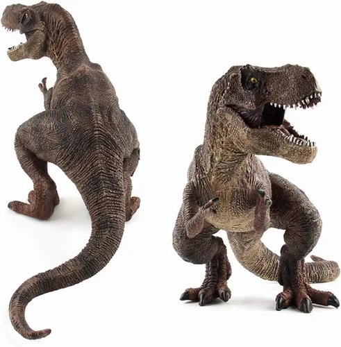 Miniatura 2 de Tinsow Juguete grande de dinosaurio T-Rex de 12 pulgadas, figura grande de Tiranosaurio Rex para coleccionistas, decoración de fiesta, regalos