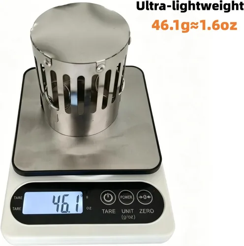 Miniatura 2 de DANCHEL OUTDOOR Pararrayos de chispas para tienda de campaña, estufa de leña, tapa de lluvia, tubo de 2.48 pulgadas/2.5 in (acero inoxidable) 1.6 oz