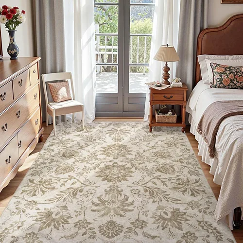 Miniatura 110 de jinchan Lima - Alfombra de pasillo lavable de 2 x 6 pies, antideslizante, de pelo corto, suave, ultrafina, alfombra envejecida para casa de campo