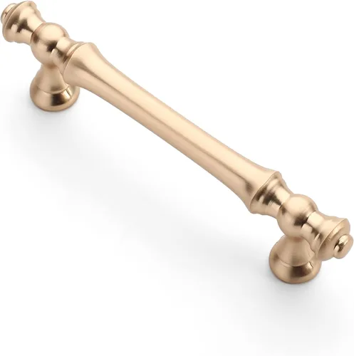 Miniatura 12 de Asidrama 1 paquete de 3 pulgadas (2.992 in) de latón cepillado, tiradores dorados para gabinete de cocina, accesorios para gabinetes de cocina