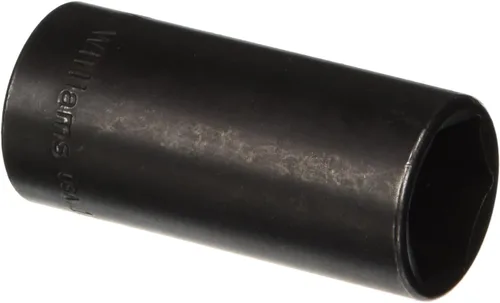 Miniatura 25 de Williams JHW12M-607 SUPERTORQUE - Enchufe de 6 puntos de impacto profundo de 3/8 pulgadas, tamaño de 0.276 in, acabado industrial negro, diseñado