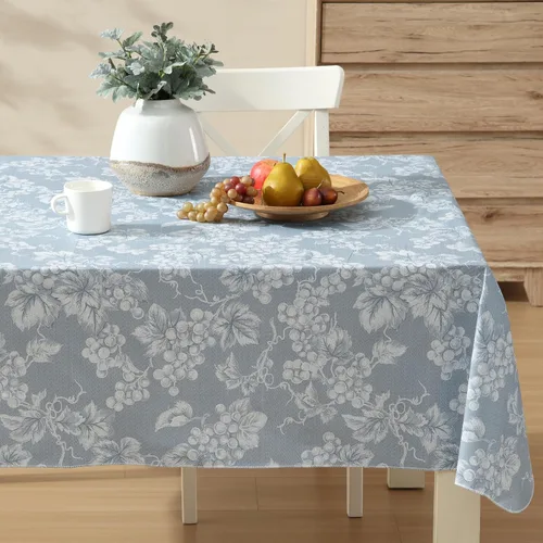 Miniatura 5 de Grapevines - Mantel de vinilo pesado de franela de vinilo de calibre 4 con estampado de uva contemporánea, para interiores y exteriores, cuadrado