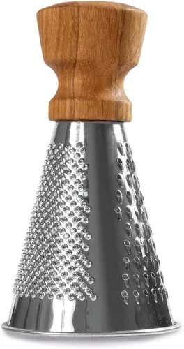 Boska Rallador de mesa de acero inoxidable, ideal para queso, chocolate y verduras, trituradora multifuncional a prueba de óxido, escamas manual de