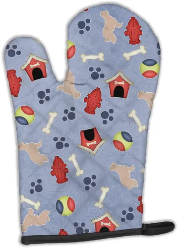 Miniatura 94 de Caroline's Treasures BB4872OVMT - Guante de horno de Navidad Affenpinscher resistente al calor, grueso para sartenes calientes y horno, manopla