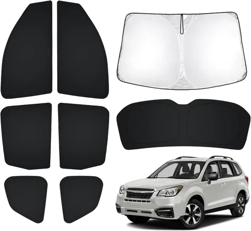 Miniatura 128 de T TGBROS Parasol para parabrisas para Honda Civic 2022-2025 2026, parasol grueso con bloqueo UV y opaca, para privacidad, plegables, 8 accesorios