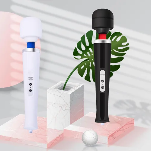 Miniatura 7 de Masajeador eléctrico de varita, potente masajeador de espalda de mano con 10 velocidades rítmicas, masajeador vibratorio de tejido profundo