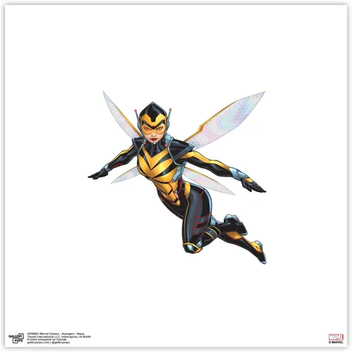 Miniatura 10 de Trends International Gallery Pops Marvel Comics Avengers - Póster de pared de avispa, 12 x 12 pulgadas, versión enmarcada en negro