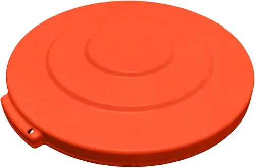 Miniatura 10 de SPARTA Bronco - Tapa de contenedor de basura, papelera redonda para eliminación, 10 galones, morado, (paquete de 6)