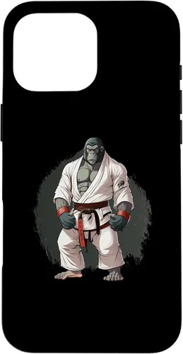 Miniatura 18 de iPhone 11 Gorilla In Judo Uniforme - Estuche japonés de artes marciales